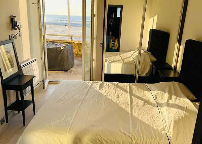 Appartement Joli Face Et Plage, Grande Terrasse Panoramique, Plage, à 15km Du Touquet *